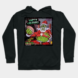 Santa Zombie wants Brains by Grafixs© / Miguel Heredia Hoodie